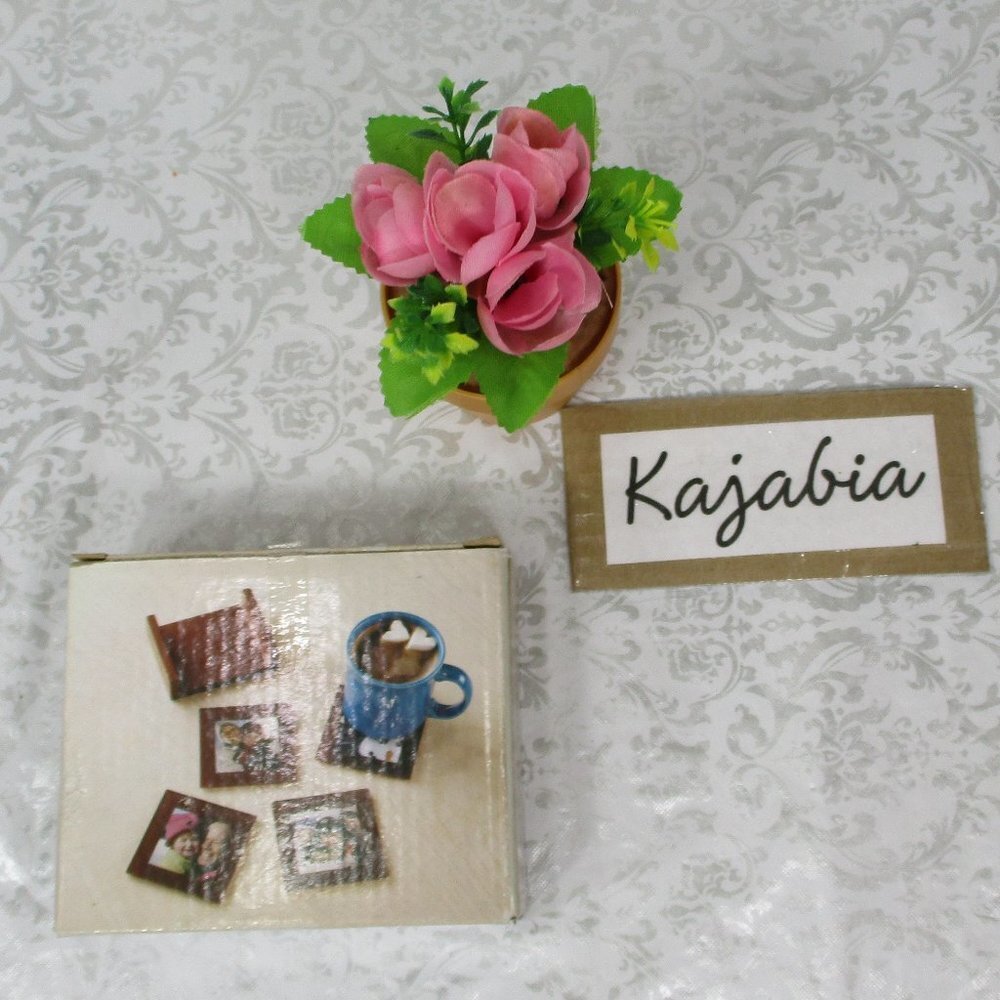 PHOTO COASTERS With Stand NIB